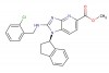 (R)-methyl 2-(2-chlorobenzylamino)-1-(2,3-dihydro-1H-inden-1-yl)-1H-imidazo[4,5-b]pyridine-5-carboxylate