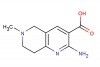 2-amino-6-methyl-5,6,7,8-tetrahydro-1,6-naphthyridine-3-carboxylic acid