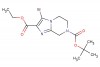 7-tert-butyl 2-ethyl 3-bromo-5,6-dihydroimidazo[1,2-a]pyrazine-2,7(8H)-dicarboxylate