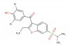 3-(3,5-dibromo-4-hydroxybenzoyl)-2-ethyl-N,N-dimethylbenzofuran-6-sulfonamide