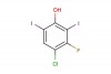 4-chloro-3-fluoro-2,6-diiodophenol