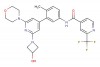 N-(3-(2-(3-hydroxyazetidin-1-yl)-6-morpholinopyridin-4-yl)-4-methylphenyl)-2-(trifluoromethyl)isonicotinamide
