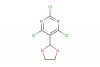 2,4,6-trichloro-5-(1,3-dioxolan-2-yl)pyrimidine