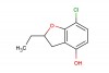 7-chloro-2-ethyl-2,3-dihydrobenzofuran-4-ol