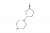 (S)-4-(3-fluoropyrrolidin-1-yl)piperidine