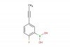 (2-fluoro-5-(prop-1-yn-1-yl)phenyl)boronic acid