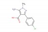 5-amino-3-(4-chlorophenyl)-1-methyl-1H-pyrazole-4-carboxylic acid