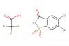 6-bromo-5-chlorobenzo[d]isothiazol-3(2H)-one 1,1-dioxide 2,2,2-trifluoroacetate