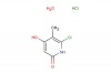 6-chloro-4-hydroxy-5-methylpyridin-2(1H)-one hydrochloride hydrate