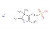 2,3,3-trimethyl-3H-indole-5-sulfonic acid, sodium salt