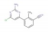 3-(2-amino-6-chloropyrimidin-4-yl)-2-methylbenzonitrile