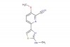 3-methoxy-6-(2-(methylamino)thiazol-4-yl)picolinonitrile