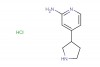 4-(pyrrolidin-3-yl)pyridin-2-amine hydrochloride