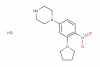 1-(4-nitro-3-(pyrrolidin-1-yl)phenyl)piperazine hydrochloride