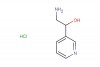 2-amino-1-(pyridin-3-yl)ethanol hydrochloride