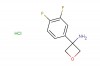 3-(3,4-difluorophenyl)oxetan-3-amine hydrochloride