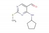4-(cyclopentylamino)-2-(methylthio)pyrimidine-5-carbaldehyde