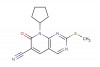 8-cyclopentyl-2-(methylthio)-7-oxo-7,8-dihydropyrido[2,3-d]pyrimidine-6-carbonitrile