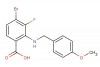 4-bromo-3-fluoro-2-((4-methoxybenzyl)amino)benzoic acid