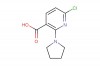 6-chloro-2-(pyrrolidin-1-yl)nicotinic acid