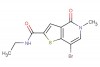 7-bromo-N-ethyl-5-methyl-4-oxo-4,5-dihydrothieno[3,2-c]pyridine-2-carboxamide
