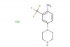 4-(piperazin-1-yl)-2-(trifluoromethyl)aniline hydrochloride