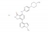 4-(1-methyl-1H-pyrrolo[2,3-b]pyridin-4-yl)-7-((5-(4-methylpiperazin-1-yl)pyridin-2-yl)amino)isoindolin-1-one hydrochloride