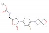 methyl (S)-((3-(3-fluoro-4-(2-oxa-6-azaspiro[3.3]heptan-6-yl)phenyl)-2-oxooxazolidin-5-yl)methyl)carbamate