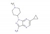 6-cyclopropyl-1-(1-methylpiperidin-4-yl)-1H-pyrazolo[3,4-b]pyrazin-3-amine