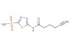 N-(5-sulfamoyl-1,3,4-thiadiazol-2-yl)hex-5-ynamide
