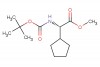 methyl (S)-2-((tert-butoxycarbonyl)amino)-2-cyclopentylacetate