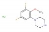 1-(3,5-difluoro-2-methoxyphenyl)piperazine hydrochloride