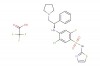 (S)-5-chloro-2-fluoro-4-((1-phenyl-2-(pyrrolidin-1-yl)ethyl)amino)-N-(thiazol-2-yl)benzenesulfonamide trifluoroacetate
