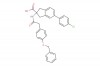 2-(2-(4-(benzyloxy)phenyl)acetamido)-5-(4-chlorophenyl)-2,3-dihydro-1H-indene-2-carboxylic acid