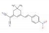 (E)-2-(5,5-dimethyl-3-(4-nitrostyryl)cyclohex-2-en-1-ylidene)malononitrile