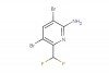 3,5-dibromo-6-(difluoromethyl)pyridin-2-amine