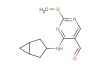 4-(bicyclo[3.1.0]hexan-3-ylamino)-2-(methylthio)pyrimidine-5-carbaldehyde
