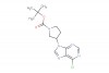 tert-butyl 3-(6-chloro-9H-purin-9-yl)pyrrolidine-1-carboxylate