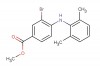 methyl 3-bromo-4-((2,6-dimethylphenyl)amino)benzoate