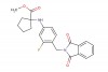 methyl 1-((4-((1,3-dioxoisoindolin-2-yl)methyl)-3-fluorophenyl)amino)cyclopentanecarboxylate