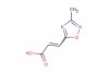 3-(3-methyl-1,2,4-oxadiazol-5-yl)acrylic acid
