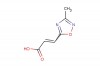 3-(3-methyl-1,2,4-oxadiazol-5-yl)acrylic acid