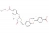 4-((4-((1Z)-(2-((4-(ethoxycarbonyl)phenyl)imino)-3-methyl-4-oxothiazolidin-5-ylidene)methyl)-2-methoxyphenoxy)methyl)benzoic acid