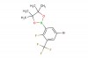 2-(5-bromo-2-fluoro-3-(trifluoromethyl)phenyl)-4,4,5,5-tetramethyl-1,3,2-dioxaborolane