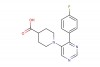 1-(4-(4-fluorophenyl)pyrimidin-5-yl)piperidine-4-carboxylic acid