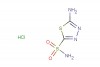 5-amino-1,3,4-thiadiazole-2-sulfonamide hydrochloride