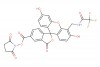 2,5-dioxopyrrolidin-1-yl 3',6'-dihydroxy-3-oxo-4'-((2,2,2-trifluoroacetamido)methyl)-3H-spiro[isobenzofuran-1,9'-xanthene]-5-carboxylate