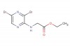 ethyl 2-((3,5-dibromopyrazin-2-yl)amino)acetate