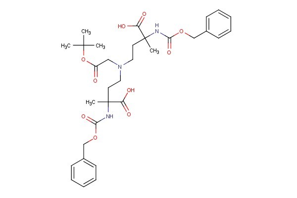 4,4'-((2-(tert-butoxy)-2-oxoethyl)azanediyl)bis(2-(((benzyloxy)carbonyl)amino)-2-methylbutanoic acid)