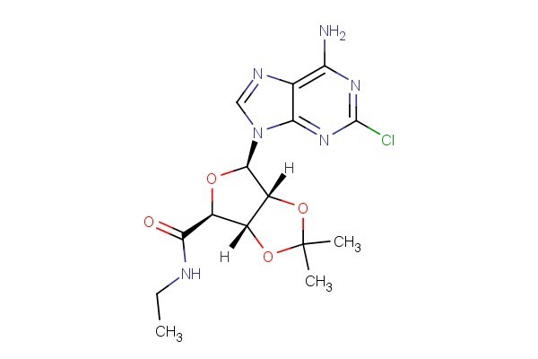 (3aS,4S,6R,6aR)-6-(6-amino-2-chloro-9H-purin-9-yl)-N-ethyl-2,2-dimethyltetrahydrofuro[3,4-d][1,3]dioxole-4-carboxamide